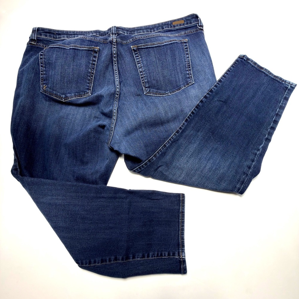 KUT from the Kloth Cropped Kick Flare Jeans 24W Dark Wash Plus - Picture 9 of 11